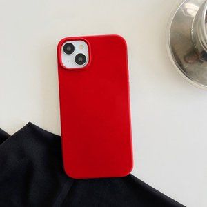 iPhone 15 Case Silicone Red